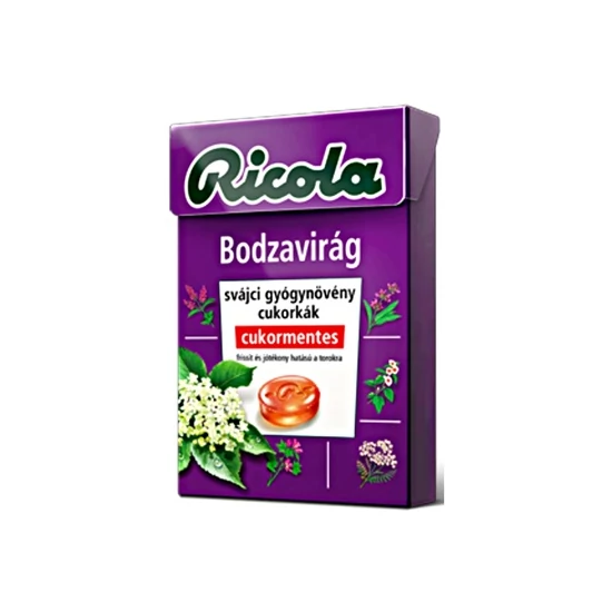 Ricola cukorka bodza, 40 g