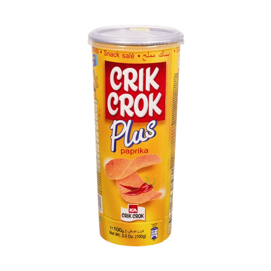 Crik Crok gluténmentes paprikás chips, 100 g