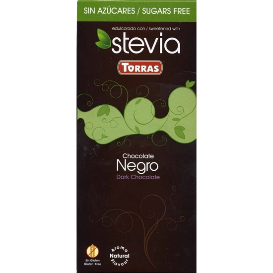 Torras stevia 01. Étcsokoládé, 100 g