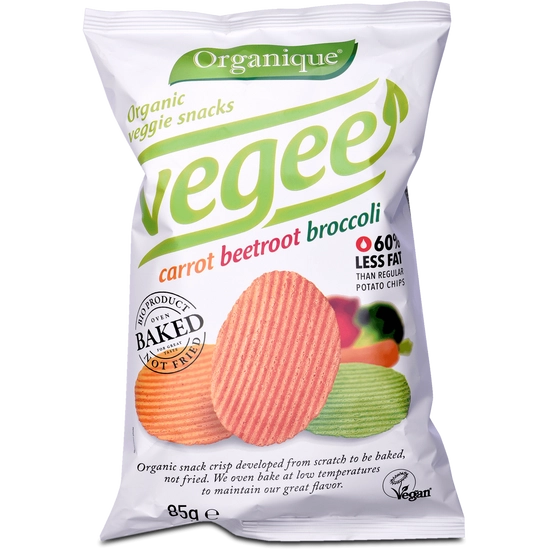 Organique bio vegee zöldséges chips, 85 g