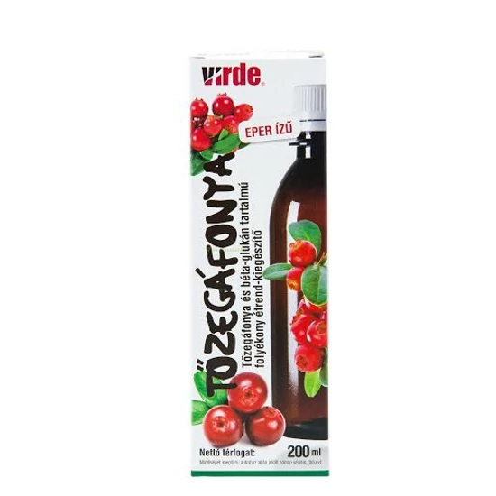 Virde tőzegáfonya béta glukán folyadék, 200 ml