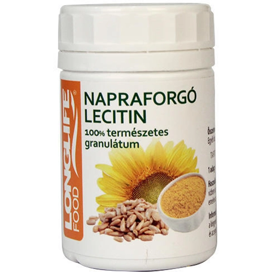 Longlife napraforgó lecitin granulátum, 100 g