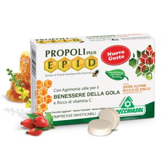 Specchiasol® Cukormentes Propolisz szopogatós tabletta cinkkel, 20 db