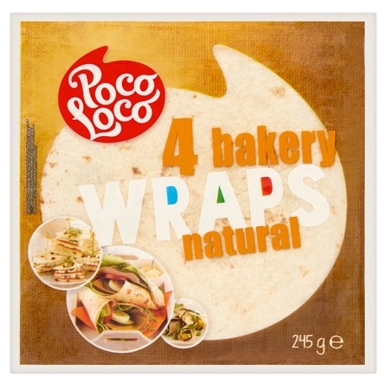 Poco Loco Lágy Tortilla Búzalisztből 245 g