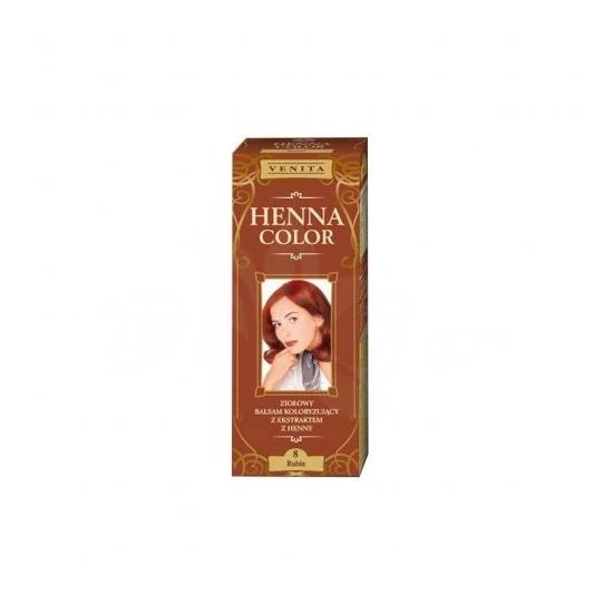 Henna Color Színező hajbalzsam Nr 8 Rubin 75 ml