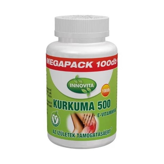 Innovita Kurkuma 500e-vitaminnal 100 db