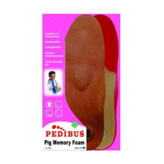 Pedibus Talpbetét Bőr Pig Memory Foam 39/40 1 db
