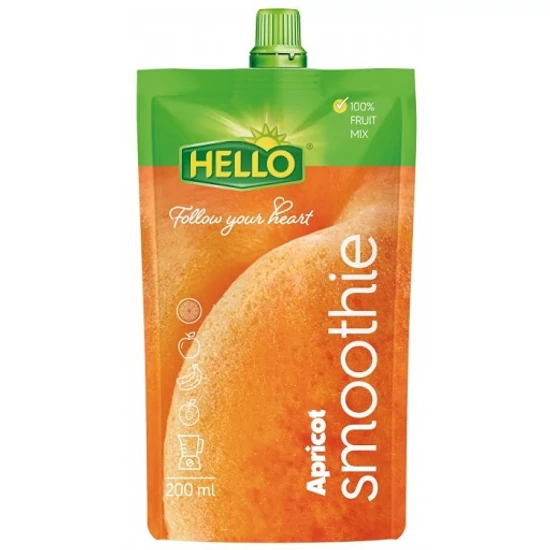 Hello Smoothie Sárgabarack Gyümölcsturmix 200 ml