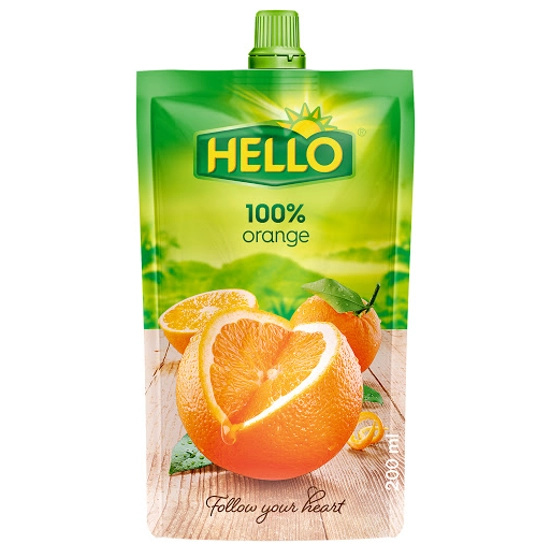 Hello Narancslé 100% 200 ml