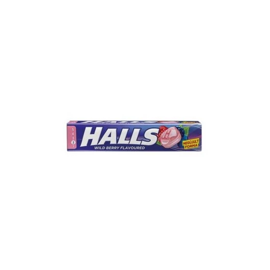 Halls cukor wild berry, 34 g