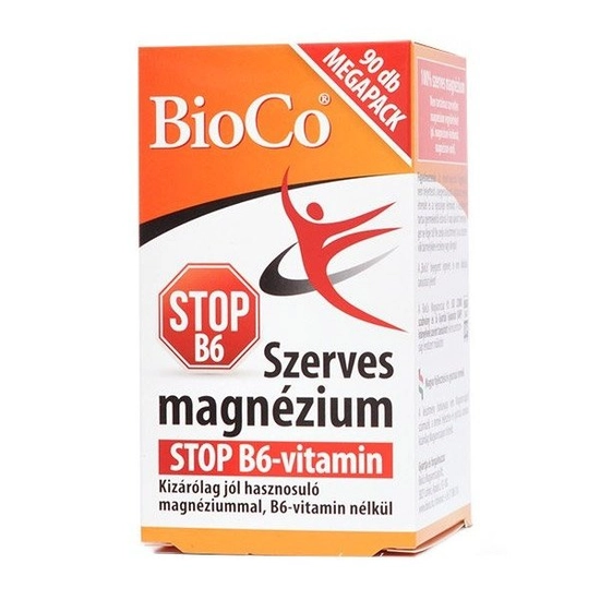 Bioco Szerves Magnézium Stop B6 Megapack, 90 db
