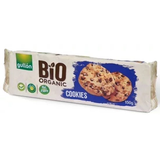 Gullón Bio Csokidarabos Cookies Keksz, 150 g