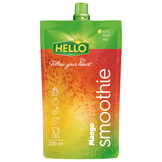 Hello Smoothie Mangó Gyümölcsturmix 200 ml