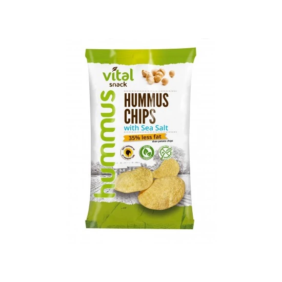 Vital Hummus Chips Tengeri Sós Gluténmentes, 65 g