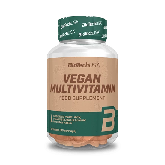 BioTech Vegan Multivitamin tabletta, 60 db