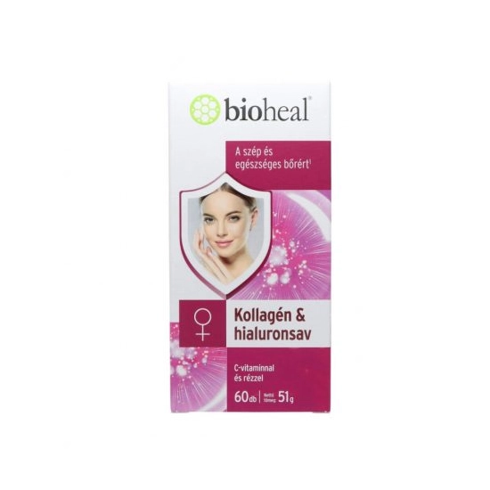Bioheal kollagén&hialuronsav tabletta 60 db