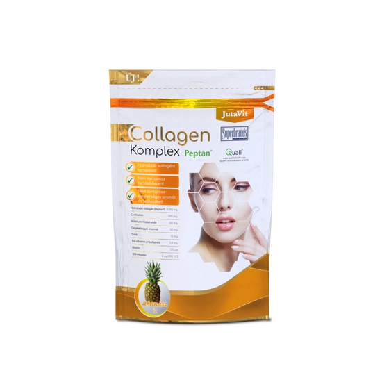 Jutavit collagen + hialuron komplex ananászos kollagén por 400 g