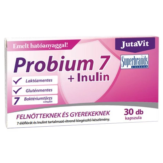 Jutavit probium 7 + inulin kapszula 30 db