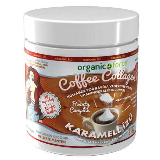 Coffee Collagen - Kávékollagén (Karamell ízű), 318g