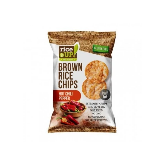 Rice Up Rizs Chips Csípős Chilis, 60G