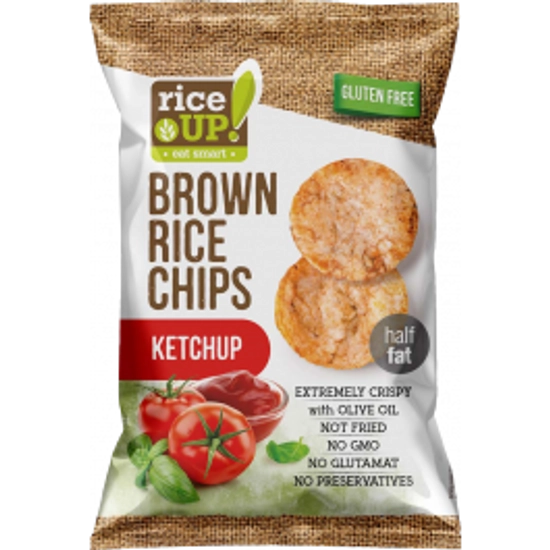 Rice Up rizs chips, ketchup, 60 g