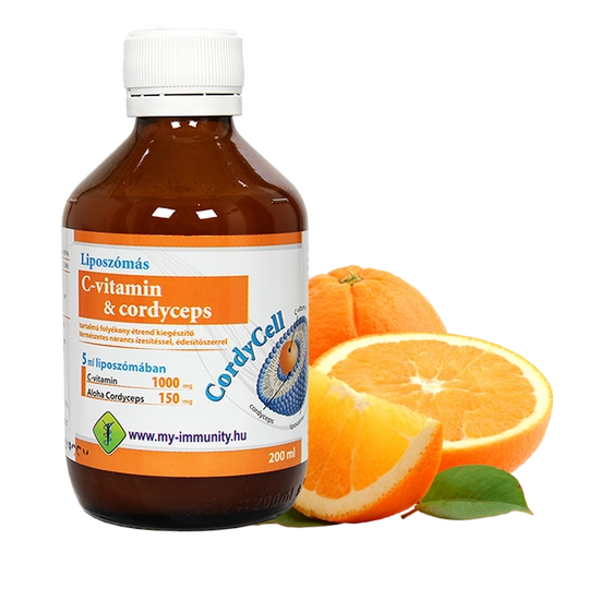 Cordycell Liposzómás Cordyceps C-vitaminnal, 200 ml