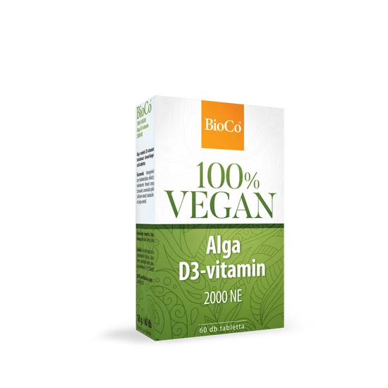 Bioco vegan alga D3-vitamin 2000 NE kapszula 60 db