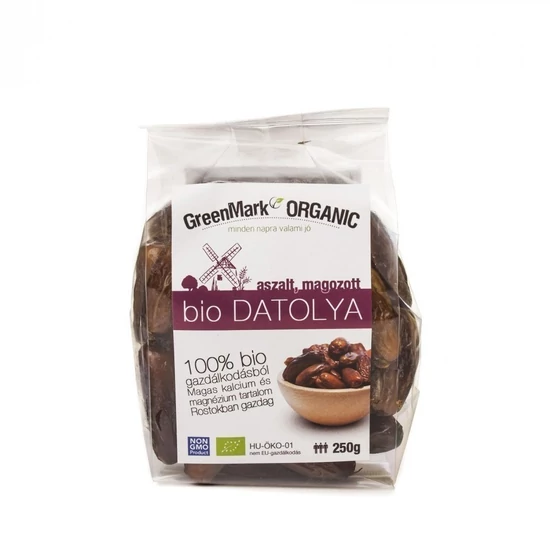 Greenmark bio aszalt datolya, 250 g