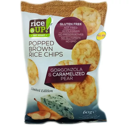 Rice Up chips gorgonzola sajtos ízű 60 g