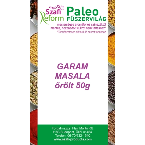 Szafi Reform Paleo Garam masala, őrölt, 50 g
