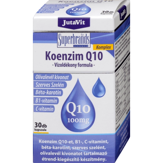 Jutavit koenzim Q10 100 mg vízoldható 30 db