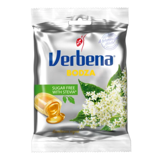 Verbena sugar free cukorka bodza, 60 g