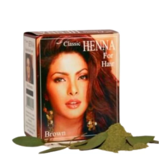 Classic Henna Hajszínező Por Sötétbarna 100 g