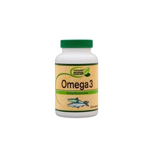 Vitamin Station Omega 3 zselékapszula, 90 db