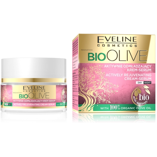 Eveline Bio Olive aktív bőrfiatalító krém-szérum 50 ml