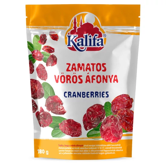 Kalifa Zamatos Vörösáfonya 180 g