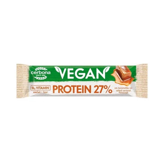 Cerbona vegán szelet proteines sós-karamellás 40 g