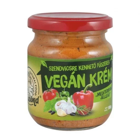 Vegabond Vegán krém mediterrán jellegű 180 g