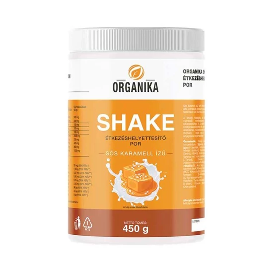 Organika shake por sós karamell ízű 450 g