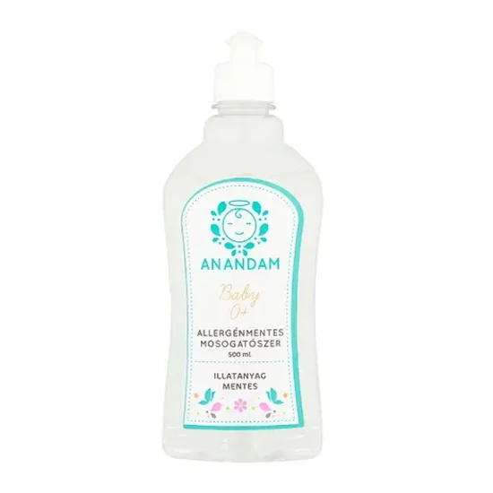 Anandam Baby 0+ Allergénmentes Illatmentes Mosogatószer 500ml