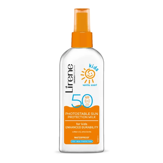 Lirene Fényvédő Naptej Gyereknek Vanília Illattal Spf50 150ml