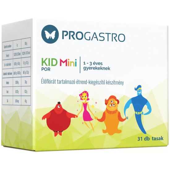 Progastro Kid Probiotikus Por Mini, 31 db