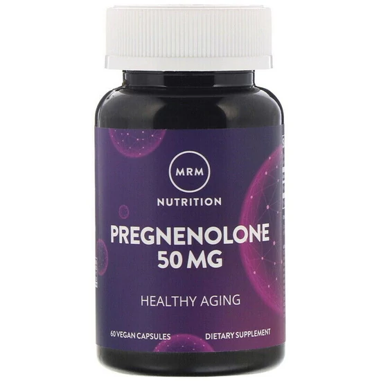 MRM Pregnenolone 50 mg, 60 Veggie Caps