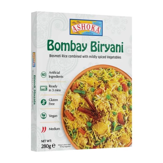 Ashoka készétel, bombay biryani, 280g