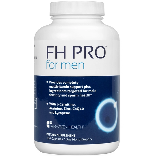Fairhaven Health FH Pro férfiaknak Klinikai termékenység támogató táplálék kiegészítő 180db 