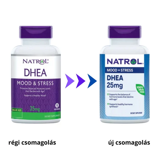 Natrol, DHEA hangulat és stressz, 25 mg, 180 db