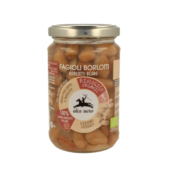 Alce Nero bio borlotti-barna bab, 300 g