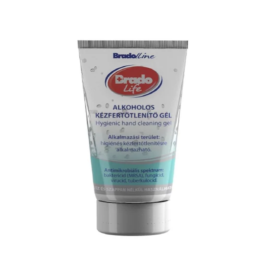 Bradolife Kézfertőtlenítő gél tubusos, 50 ml