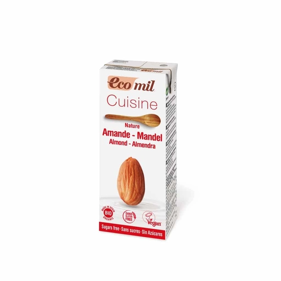Ecomil bio mandula főzőalap cukormentes, 200 ml