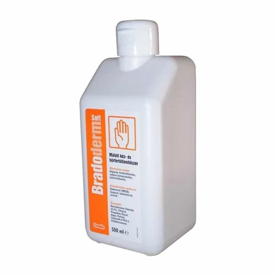 Bradoderm Soft Műtéti bőr- és kézfertőtlenítő, 500 ml